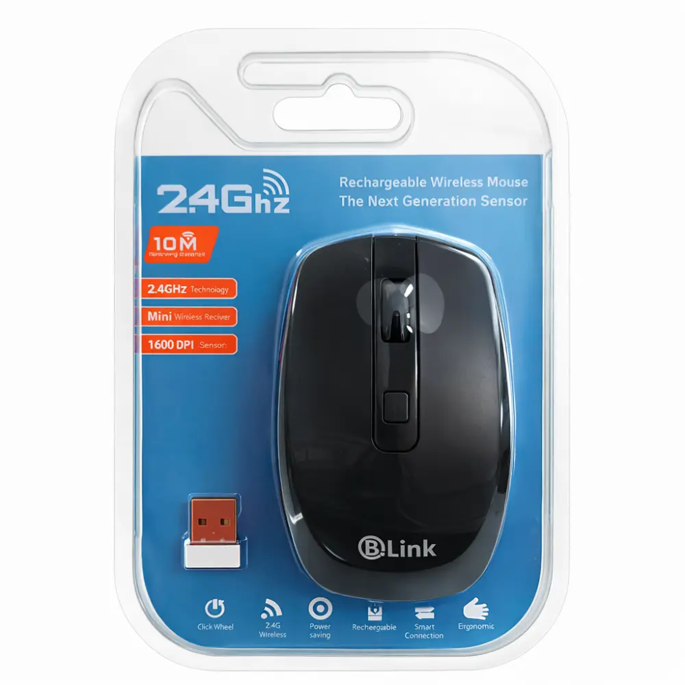 ماوس لاسلكي B-LINK ، قابل للشحن ، 3 أزرار، الوان-B-LINK-3.webp