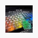 كيبورد جيمنج FANTECH SHIKARI K515 RGB، سلكي، 104 مفتاح، مفاتيح Membrane، أزرار وسائط متعددة، أسود (2).webp