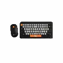 طقم كيبورد وماوس لاسلكي Point PT-680 ثنائي الوضع Bluetooth و2.4GHz مع مستقبل USB للكمبيوتر واللاب.webp