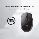 W603 GO Wireless Mouse, 2.4GHz USB Receiver, Optical Mouse, Black (6).webp