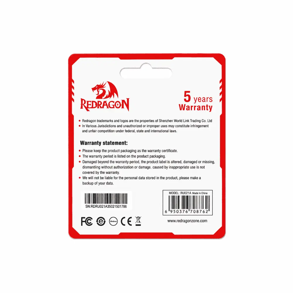 كارت ميموري Redragon RU021A MicroSDXC بسعة 128 جيجا، أسود.webp