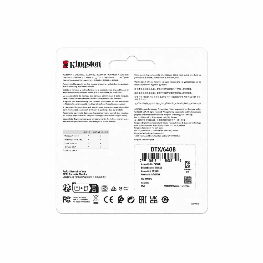 فلاشة كينجستون DataTraveler Exodia DTX سعة 64 جيجابايت USB 3.2 Gen 1 – موديل DTX64GB (1).webp