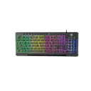 ONIKUMA G32 Wired Gaming Keyboard, Mechanic Feel, Multimedia Keys, Anti-Ghosting, Black