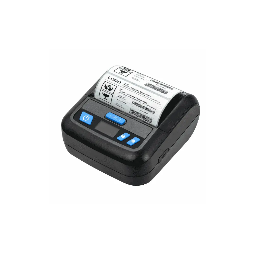 طابعة محمولة Xprinter XP-P328B، باركود وفواتير، حرارية، USB وBluetooth