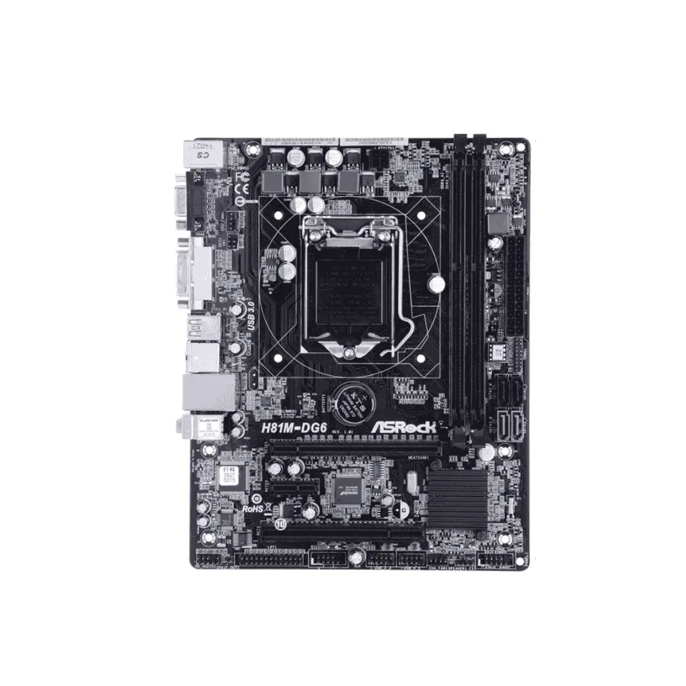 مازر بورد ASRock H81M-DG6، Micro ATX، سوكت LGA1150