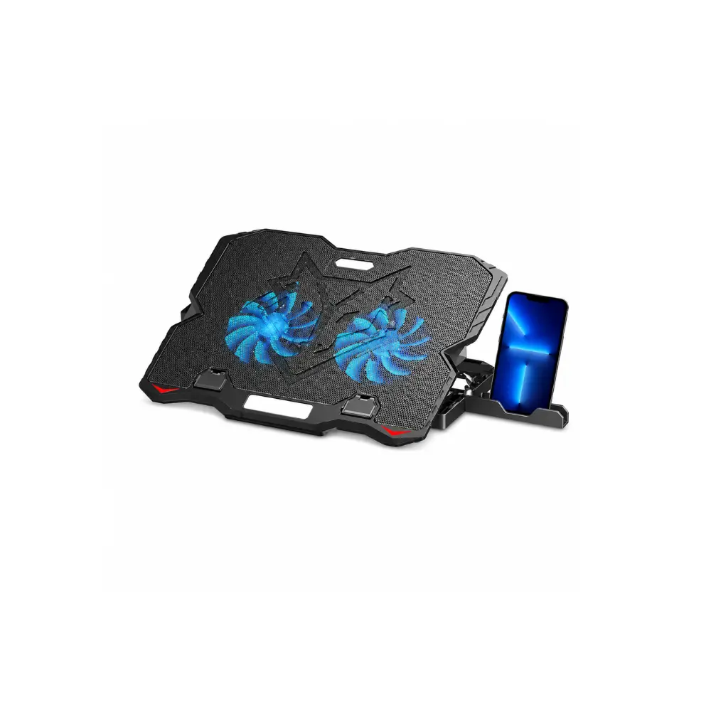 Gigamax Plus 2021 Laptop Cooling Pad, 2 Fans, LED Lighting 