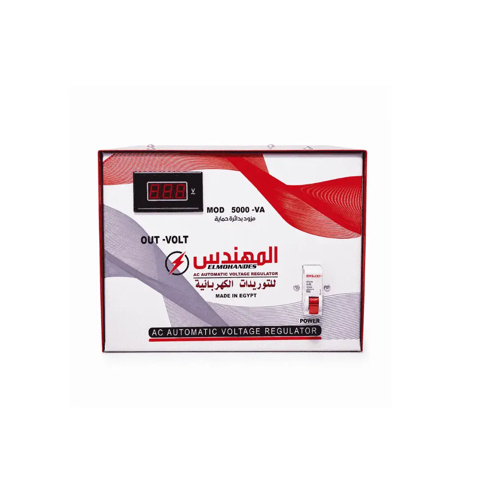 منظم جهد كهرباء Power WAVE SVC 5000VA, فازة واحدة, دخل 90-260 فولت, خرج 220 فولت
