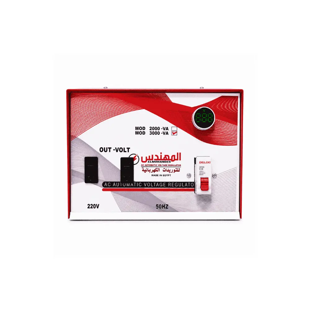 منظم جهد كهرباء Power WAVE SVC 3000VA, فازة واحدة, دخل 90-260 فولت, خرج 220 فولت