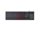 FANTECH FIGHTER III K614L RGB Wired Gaming Keyboard, Membrane Switch, Multimedia Controls, Black