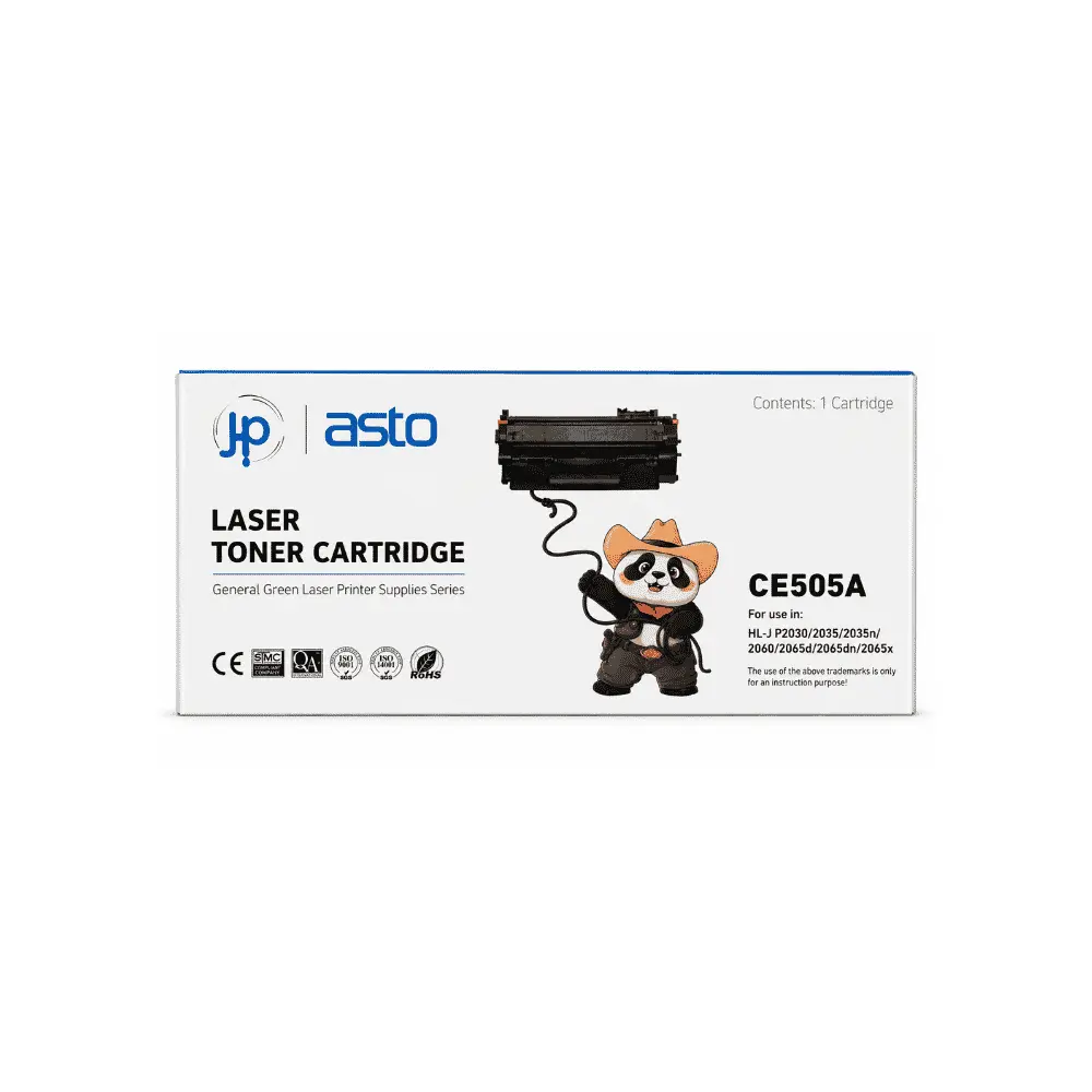 aStO Compatible Black Laser Toner Cartridge HP 05A CE505A / HP 80A CF280A for HP LaserJet P2035 P2055 M401 M425