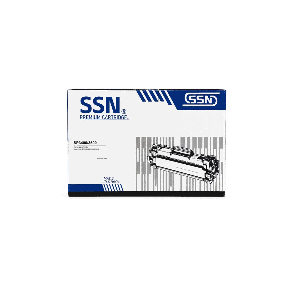 SSN Compatible Black Laser Toner Cartridge Ricoh SP3400 SP3410 SP3500 SP3510