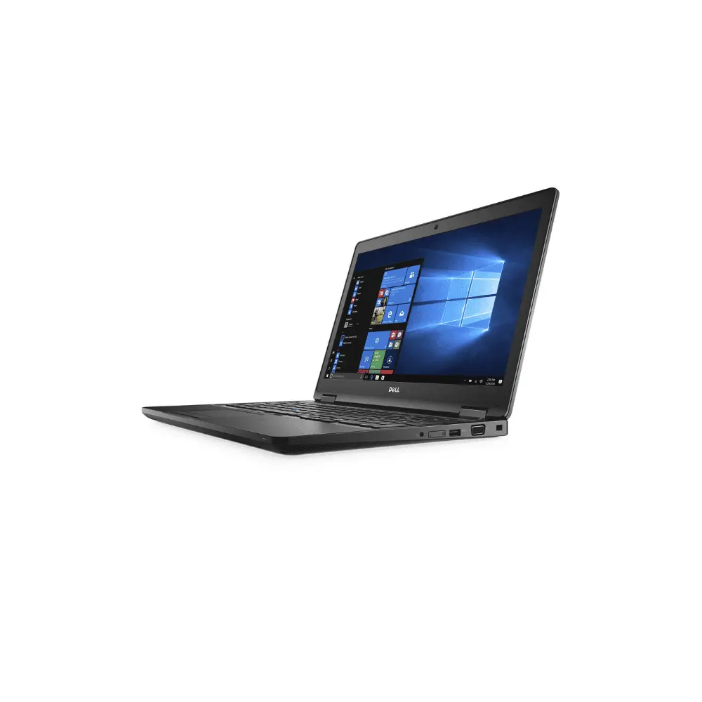 لابتوب أعمال Dell Latitude 5580، معالج Intel Core i5-7300U، ذاكرة 8 جيجابايت DDR4 RAM، سعة تخزين 256 جيجابايت SSD، شاشة 15.6 بوصة Full HD، نظام Windows 10 Pro، لون أسود