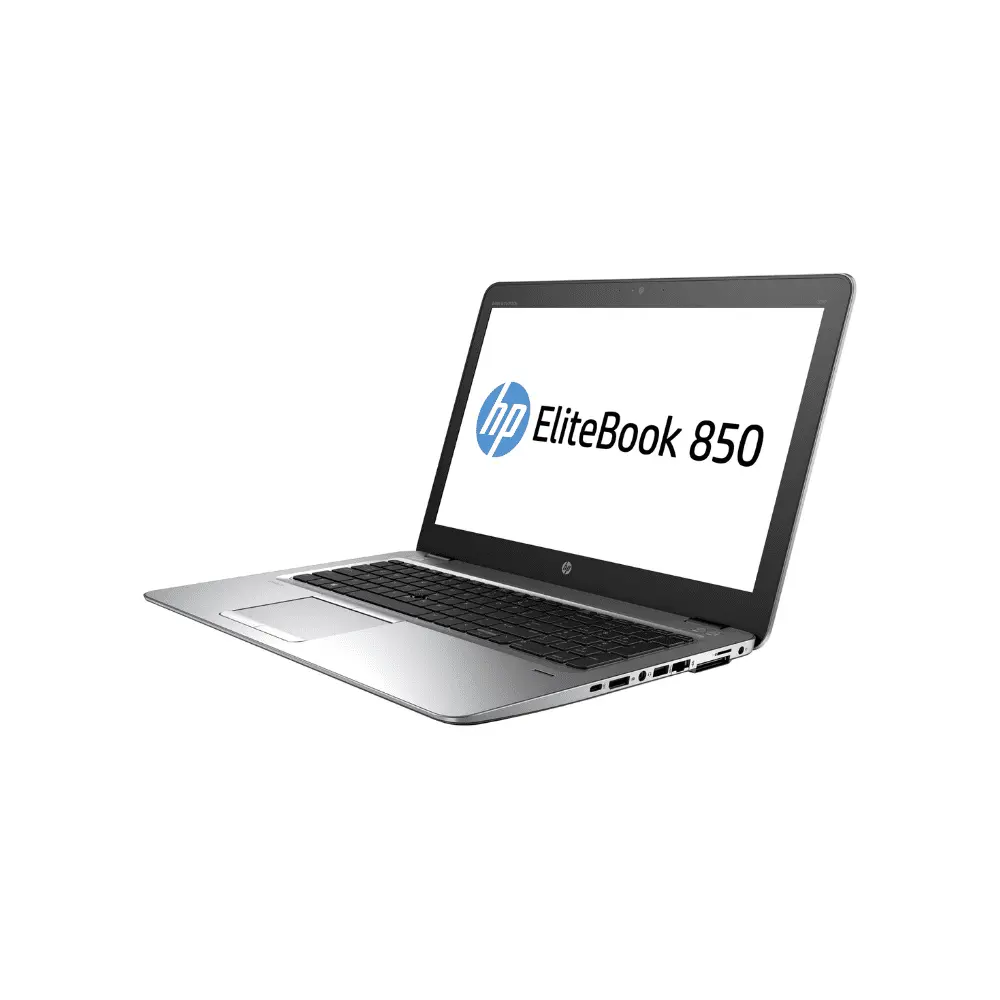 HP EliteBook 850 G3 Business Laptop, Intel Core i7-6600U, AMD Radeon R7 M365X, 8GB DDR4 RAM, 256GB SSD, 15.6" HD Display, Windows 10 Pro, Silver