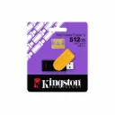 فلاشة Kingston DataTraveler Exodia S DTXS/512GB USB 3.2 Gen 1 بسعة 512 جيجا، أسود