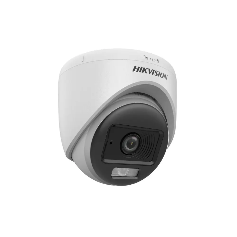 Hikvision DS-2CE70KF0T-LPFS Camera, 3K, ColorVu, Smart Hybrid Light, Fixed Lens, Indoor, Turret 