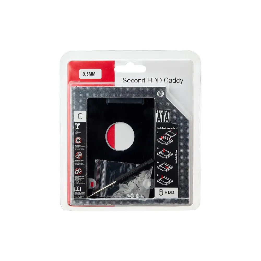 كادي 2.5 بوصة و اس اس دي ، 9.5 ملم ، اسود