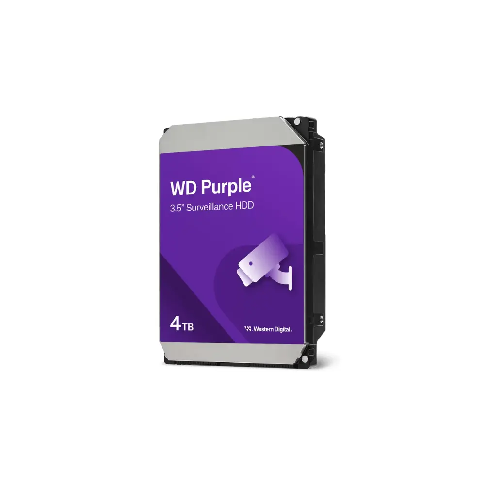WD Purple 4TB Surveillance Hard Drive, 3.5 Inch, SATA 