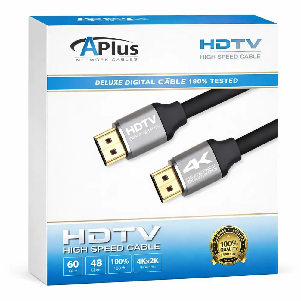 A PLUS, HDMI Cable, AB304K, 10M, 4K, Shielding