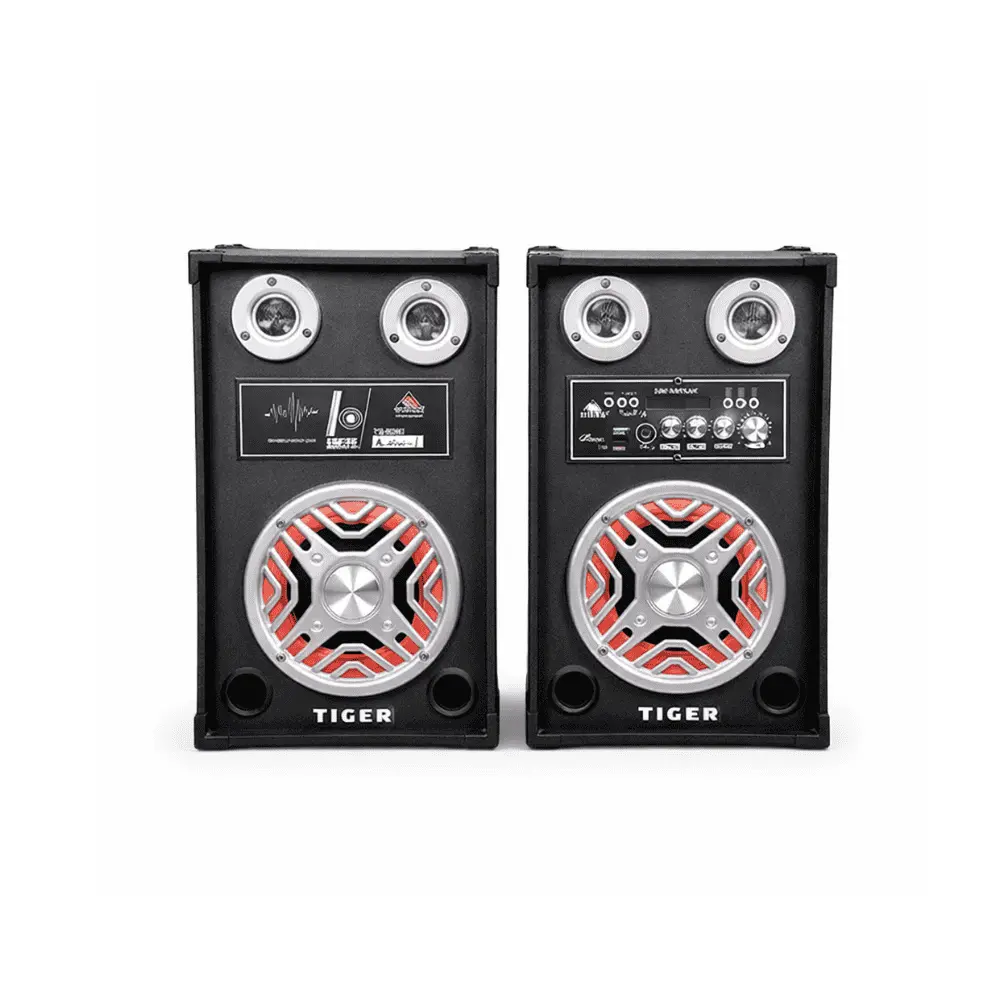 صب ووفر Tiger TG-5050، مقاس 6 بوصة، قدرة 20 وات، لون أسود