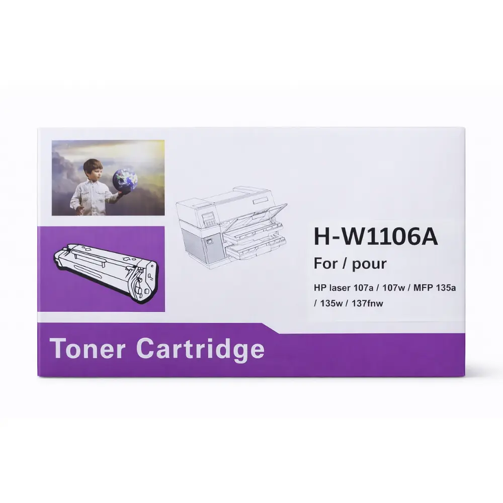 HP 106A Black Toner Cartridge - (W1106A)