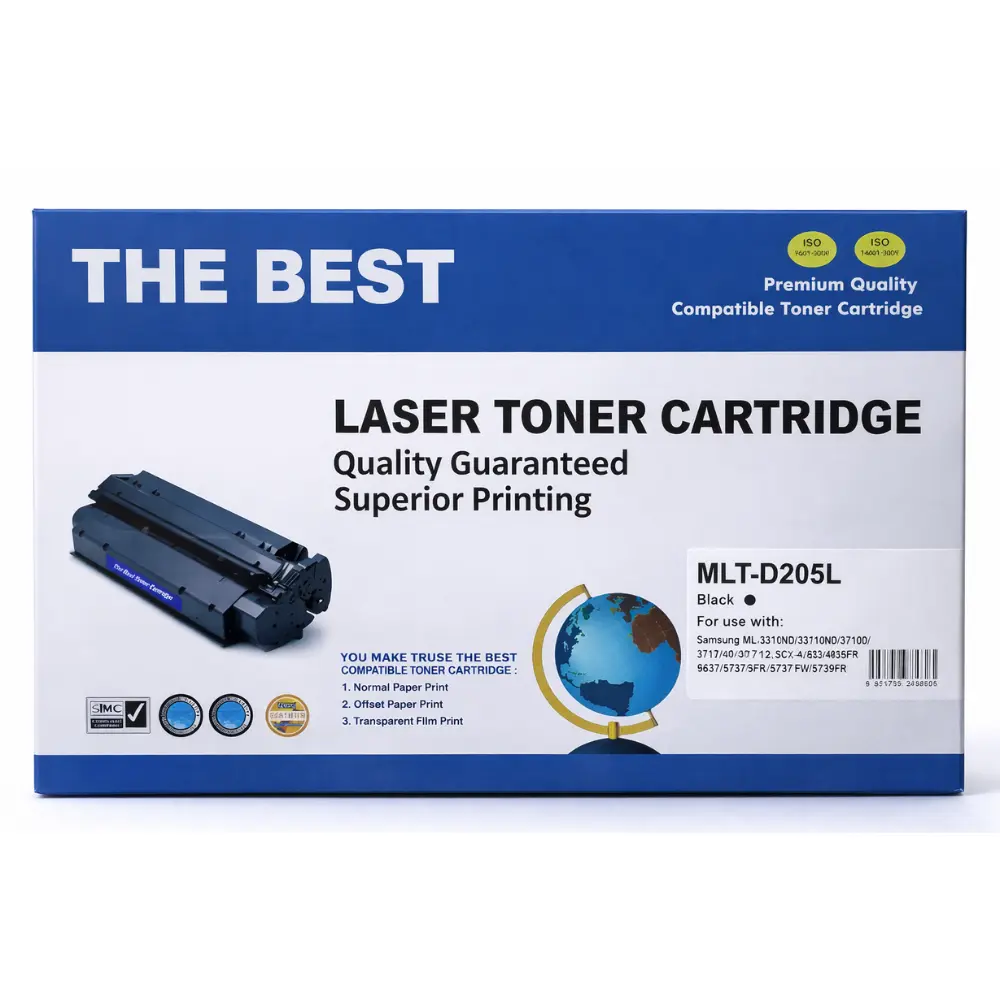 The Best Compatible Black Laser Toner Cartridge Samsung MLT-D205L for Samsung ML3310 ML3710 SCX4833 SCX5637 SCX5737