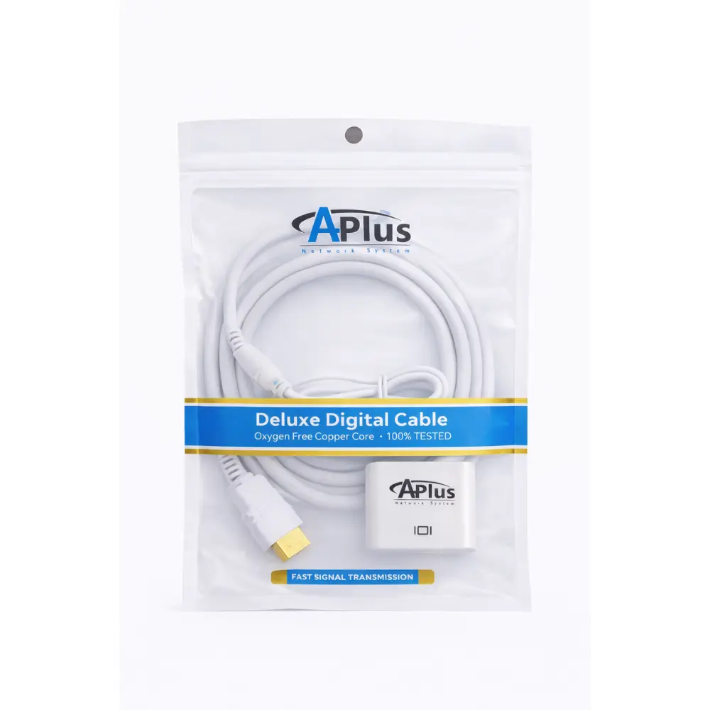 HDMI to VGA, APLUS AB-33H, HDMI to VGA Adapter (Male to Female) 