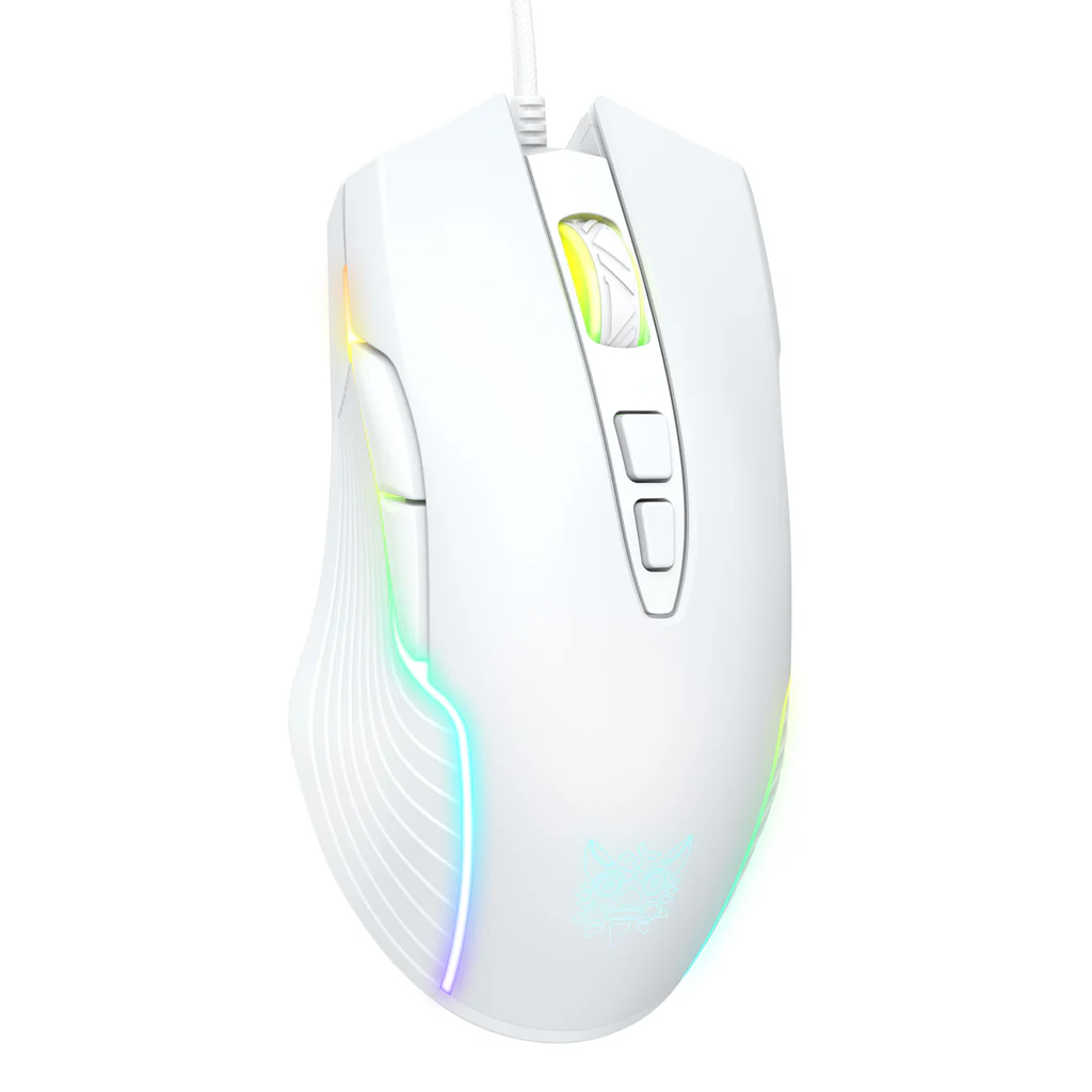 ONIKUMA CW905 6400 DPI Wired Gaming Mouse with Breathing LED Colors 