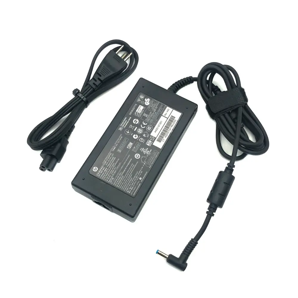 HP L41423-002 19.5V 6.15A 120W Blue tip AC Power Adapter Charger 4.5MM x 3.0MM 