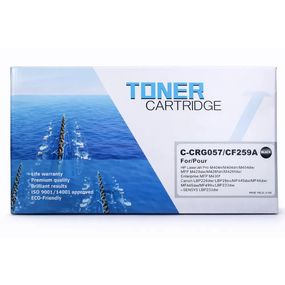 حبر طابعة ليزر أسود PC Technology متوافق مع HP 59A CF259A لطابعات HP LaserJet Pro M404 وM404dn وM404dw وHP LaserJet Pro MFP M428fdn وM428fdw