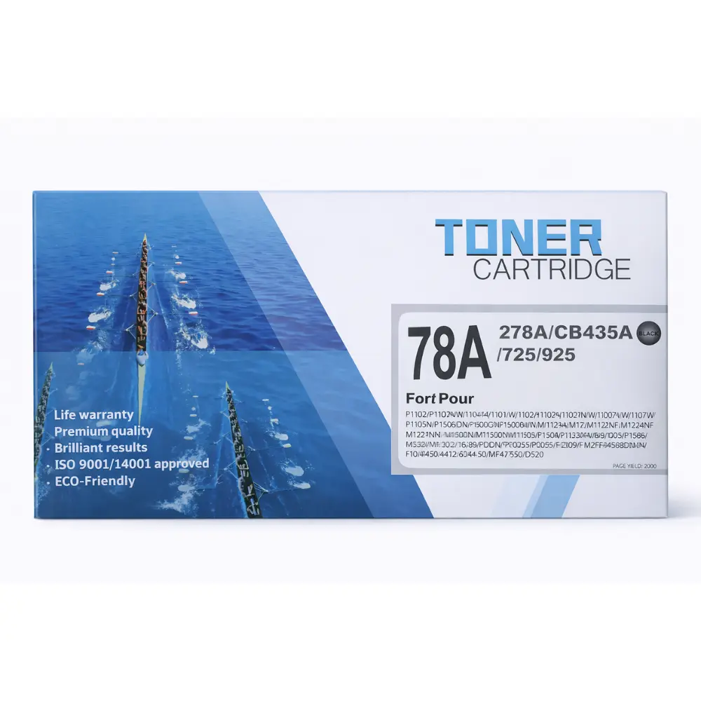 حبر طابعة ليزر أسود PC Technology متوافق مع HP 78A CE278A لطابعات HP LaserJet Pro P1566 وP1606dn وM1536dnf