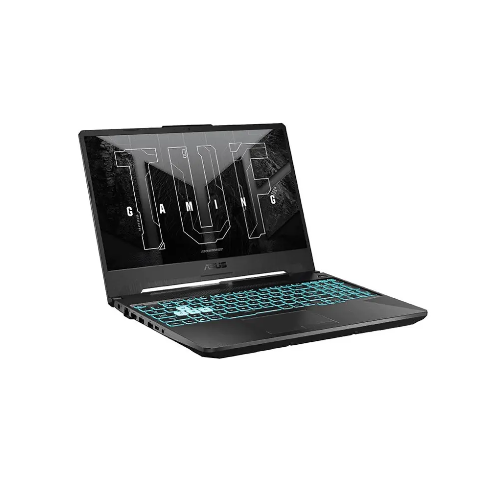 لاب توب ASUS TUF Gaming F15 FX506HF-HN001W بمعالج Intel Core i5-11400H، رام 8 جيجا، هارد 512 جيجا NVMe SSD، كارت شاشة NVIDIA GeForce RTX 2050 سعة 4 جيجا، شاشة 15.6 بوصة FHD بمعدل تحديث 144Hz، نظام Windows 11