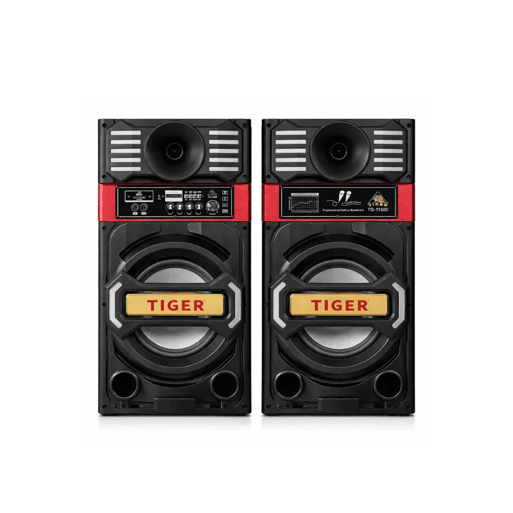 صب ووفر Tiger TG-11500، مقاس 10 بوصة، قدرة 35 وات، لون أسود