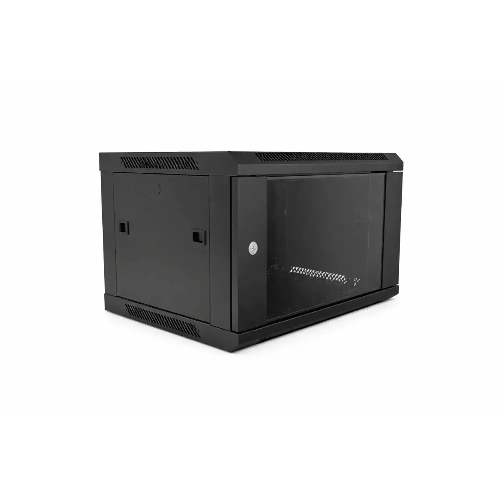 Tera WS3-6612 Rack Cabinet, 12U, 600×600mm, Single Section, 1 Fan, Shelf, Power Strip